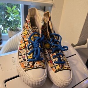 VTG 1993 Looney Tunes Keds High Top Womens Size 7.5 Shoes Sneakers WF-4592M